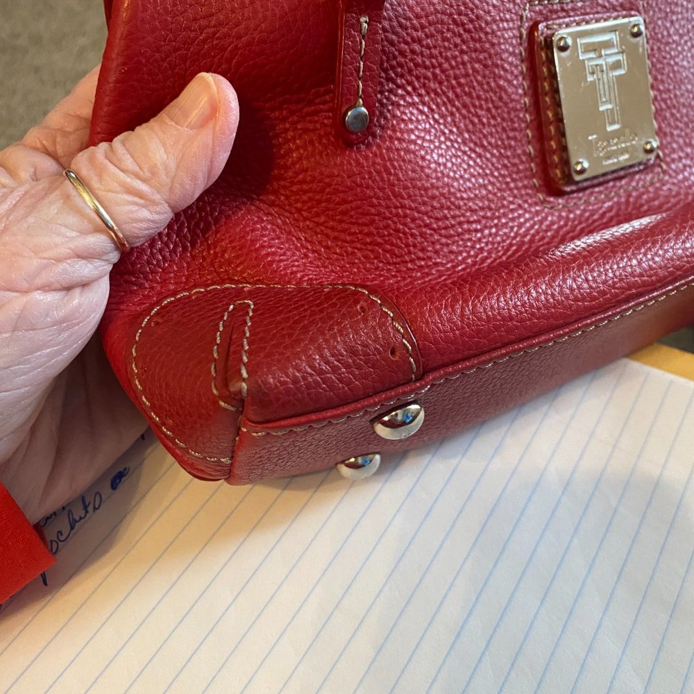 Tignanello Red Purse - Picture 14 of 16